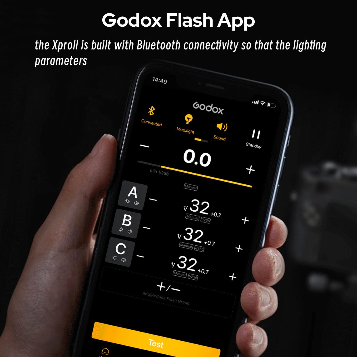 GODOX Godox XProII-C XProII C TTL Wireless Flash Trigger for Canon, Support 1/8000s HSS, TTL Autoflash, Manual Flash, TCM Transform Function, 5 Delicated Group Button, Large LCD Display, Smart APP Control