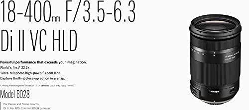 Tamron TAMRON high magnification zoom lens 18-400mm F3.5-6.3 DiII VC HLD for Canon APS-C only B028E(International Version - No Warranty)