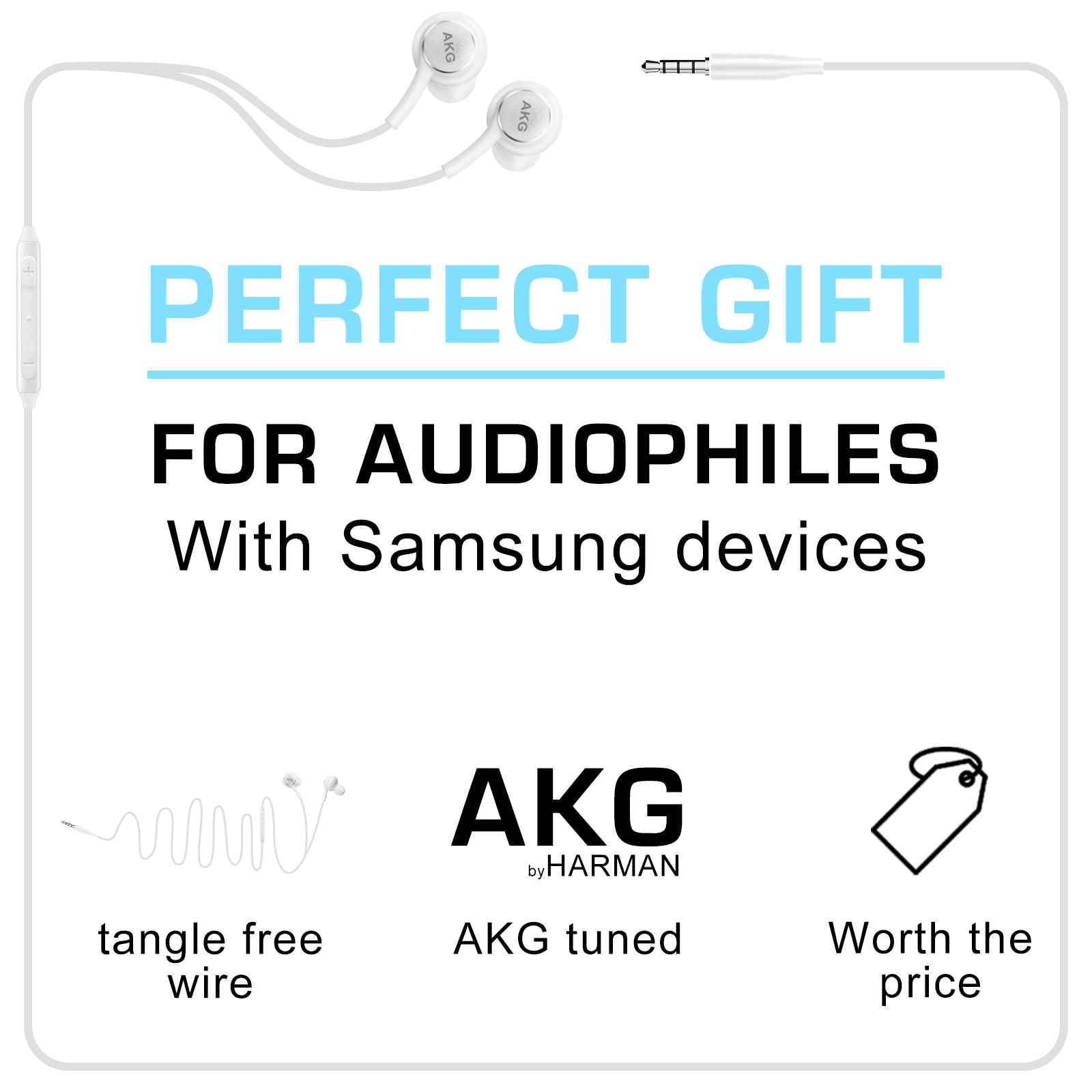 UrbanX OEM Amazing Stereo Headphones for Samsung Galaxy A12 Titanium Grey - with Microphone (US Version with Warranty) (US Version with Warranty)