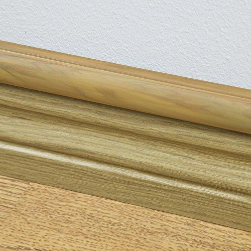 D-Line D-Line 1D3015O/8 Mini Trunking, 8X 1-Meter Lengths, Oak-Effect