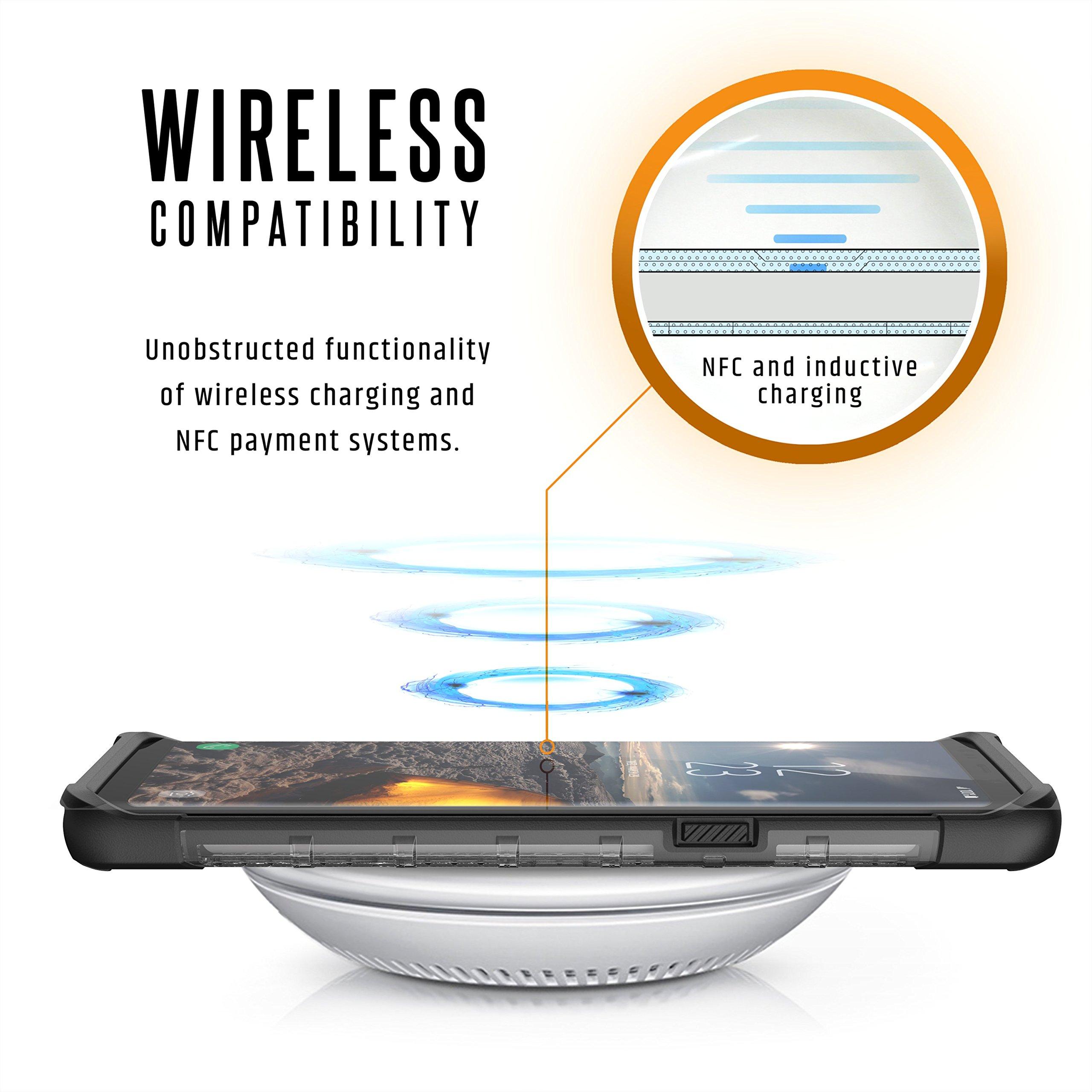 URBAN ARMOR GEAR URBAN ARMOR GEAR [UAG] Samsung Note 8 Plasma Feather-Light Rugged [Ice] Military Drop Tested Phone Case