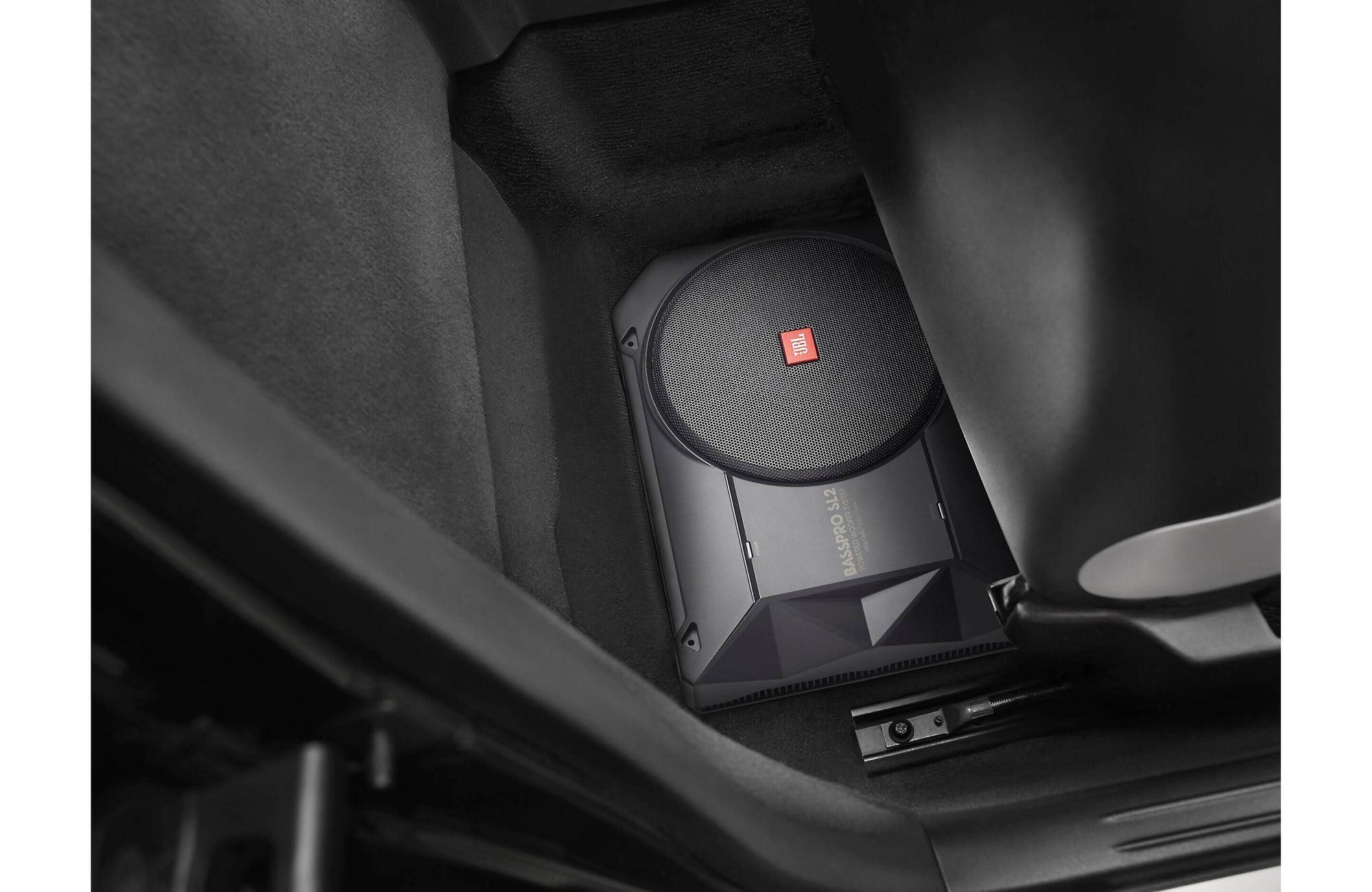 JBL JBL BassPro SL2 Active Underseat Car Subwoofer with Built in Amplifier - Under Seat 8\'\' 125 Watt Power Amplifier