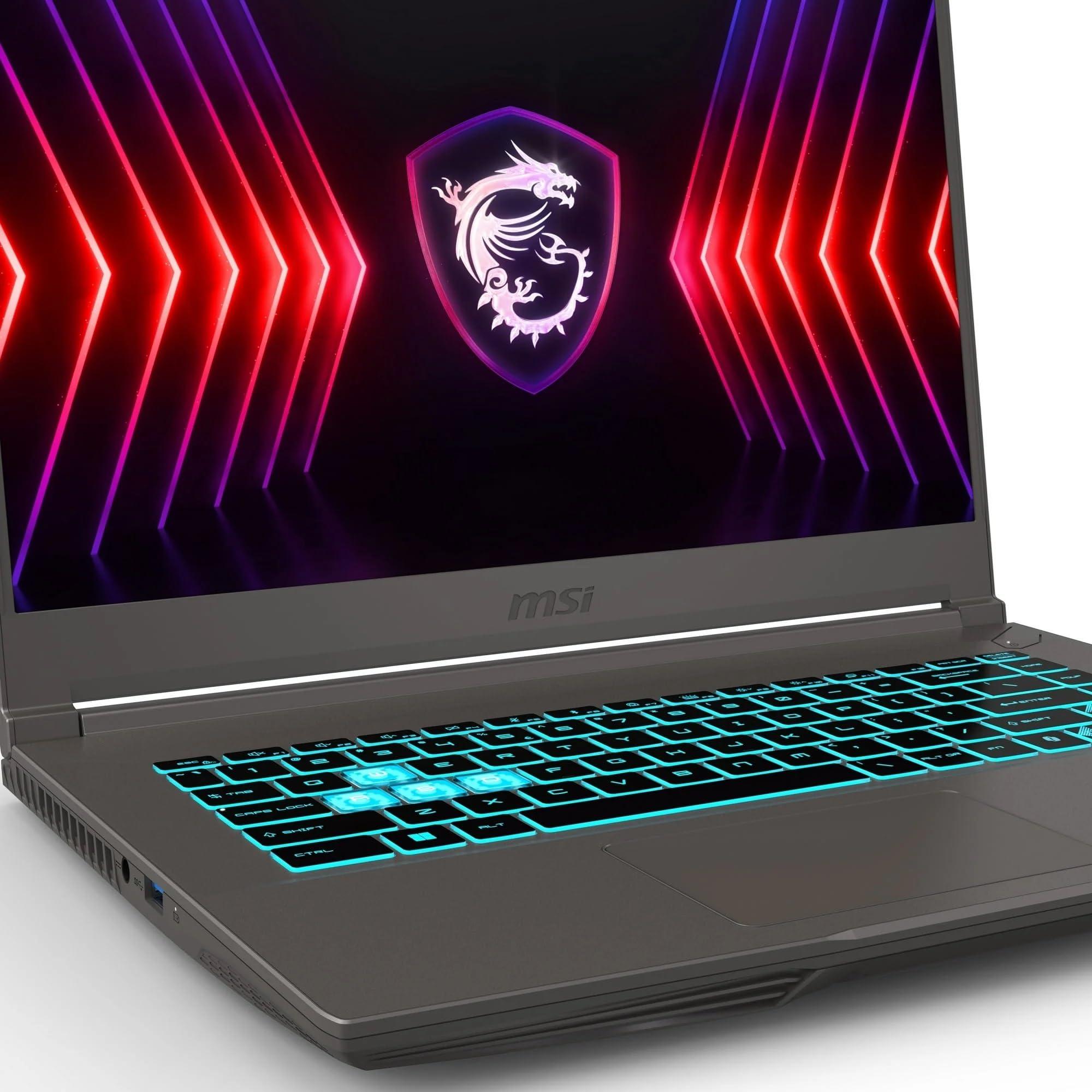MSI MSI Thin 15.6" 144Hz Gaming Laptop - Intel Core i5-12450H NVIDIA GeForce RTX 3050 8GB DDR4 512GB SSD Gray