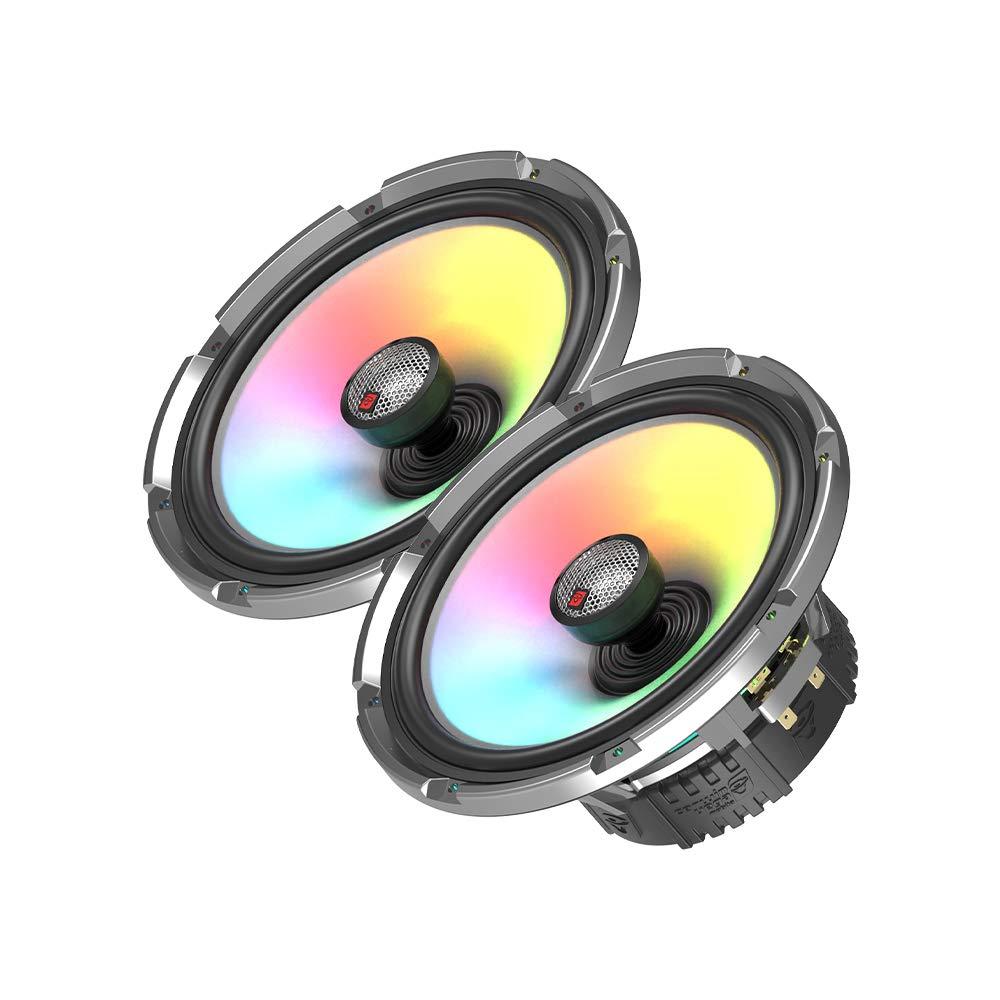 Cerwin Vega Mobile CV Cerwin Vega SM65F4 6.5 4 450W Max / 100W RMS 2-Way Coaxial Speaker w/Flush Mount 1 Titanium Dome Tweeter (Pair)