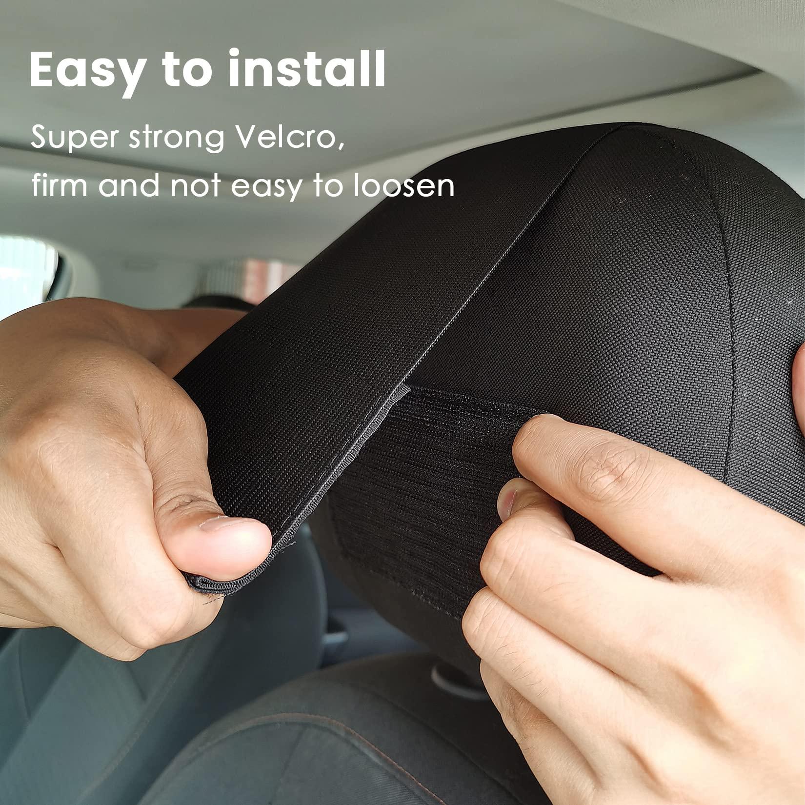 N\A Portable DVD Player Headrest Mount Holder Car Headrest Mount Holder Strap Case for Swivel & Flip Style Portable DVD Player with 10 inch to 10.5 inch Screen (XCZB-10)