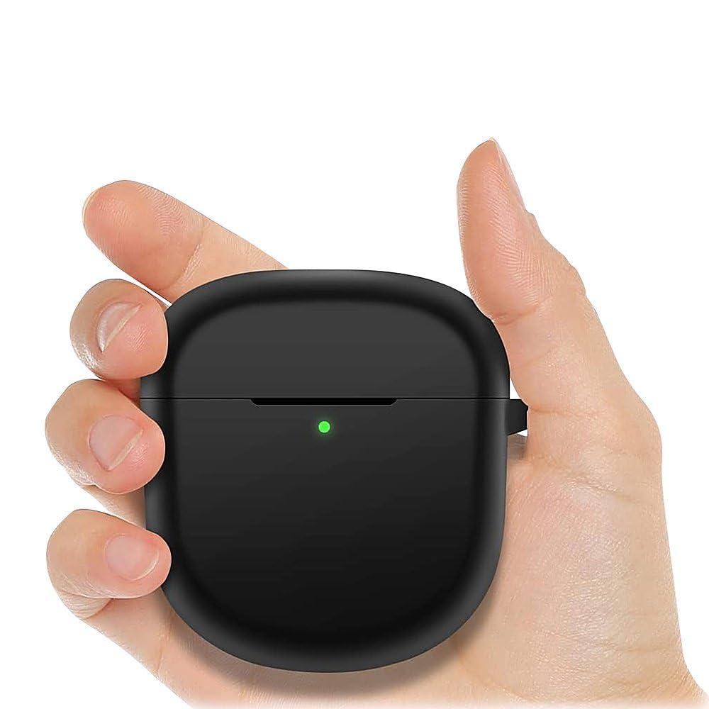 ZERODAMAGE SAHARA CASE SaharaCase Anti-Slip Silicone Case for Bose QuietComfort II Headphones [Rugged] Full Body Protection Antislip Grip Slim with Carabiner Clip - Black