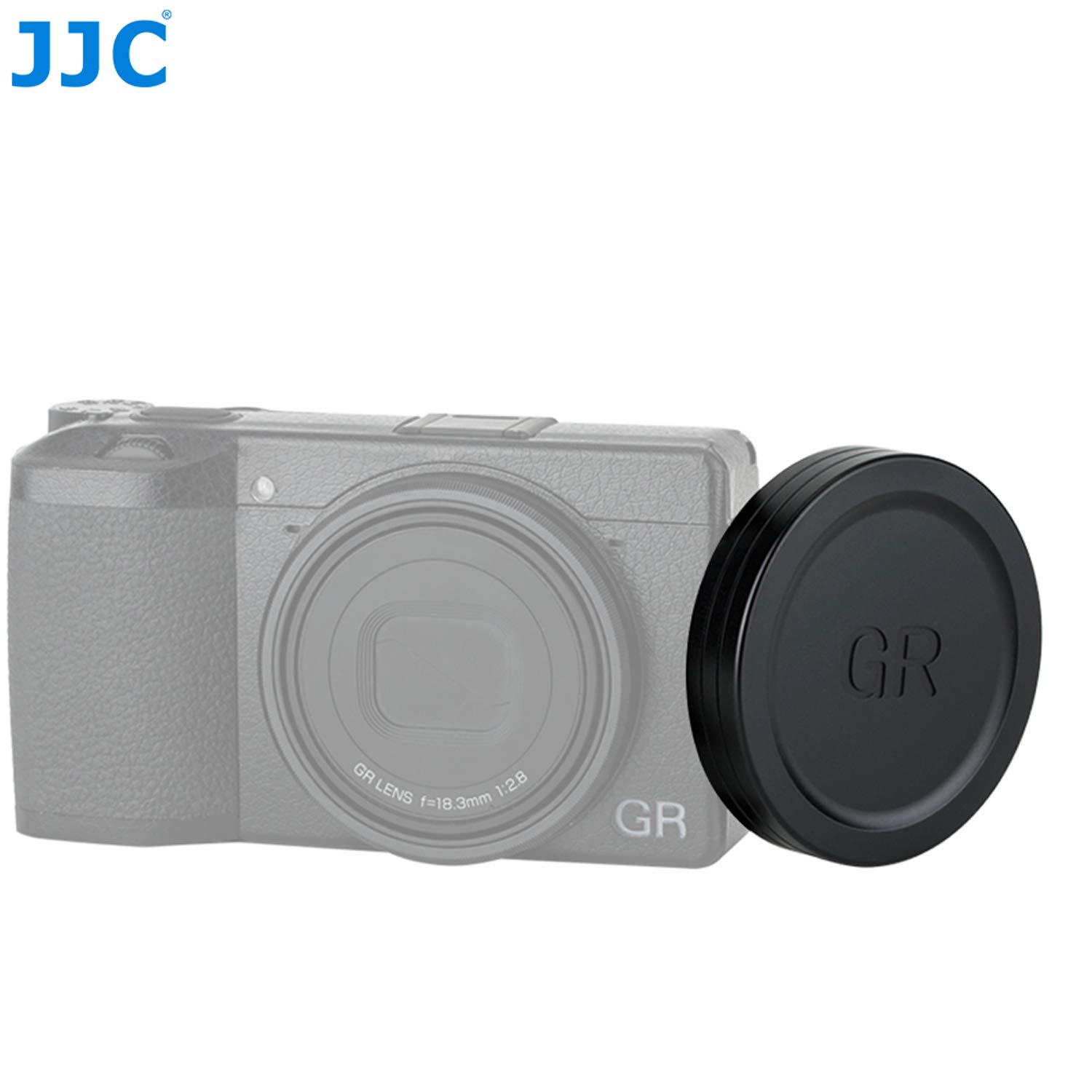JJC JJC LC-GR3 Metal Lens Cap for Ricoh GR III GR IIIx and GR II Camera, Ricoh GR III Lens Cap, Lens Cap for Ricoh GRIII GR IIIx GRII, Made of Premium Aluminium Alloy
