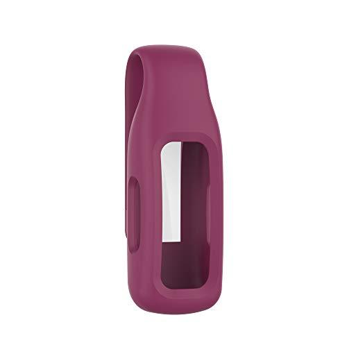 FitTurn FitTurn Compatible with Fitbit Inspire 2 Clip Steel Clip Holder for Inspire 2 HR Colorful Portable Replacement Accessory Clip Clasp Strap Band for Inspire 2 HR Smartwatch (Wine Red)