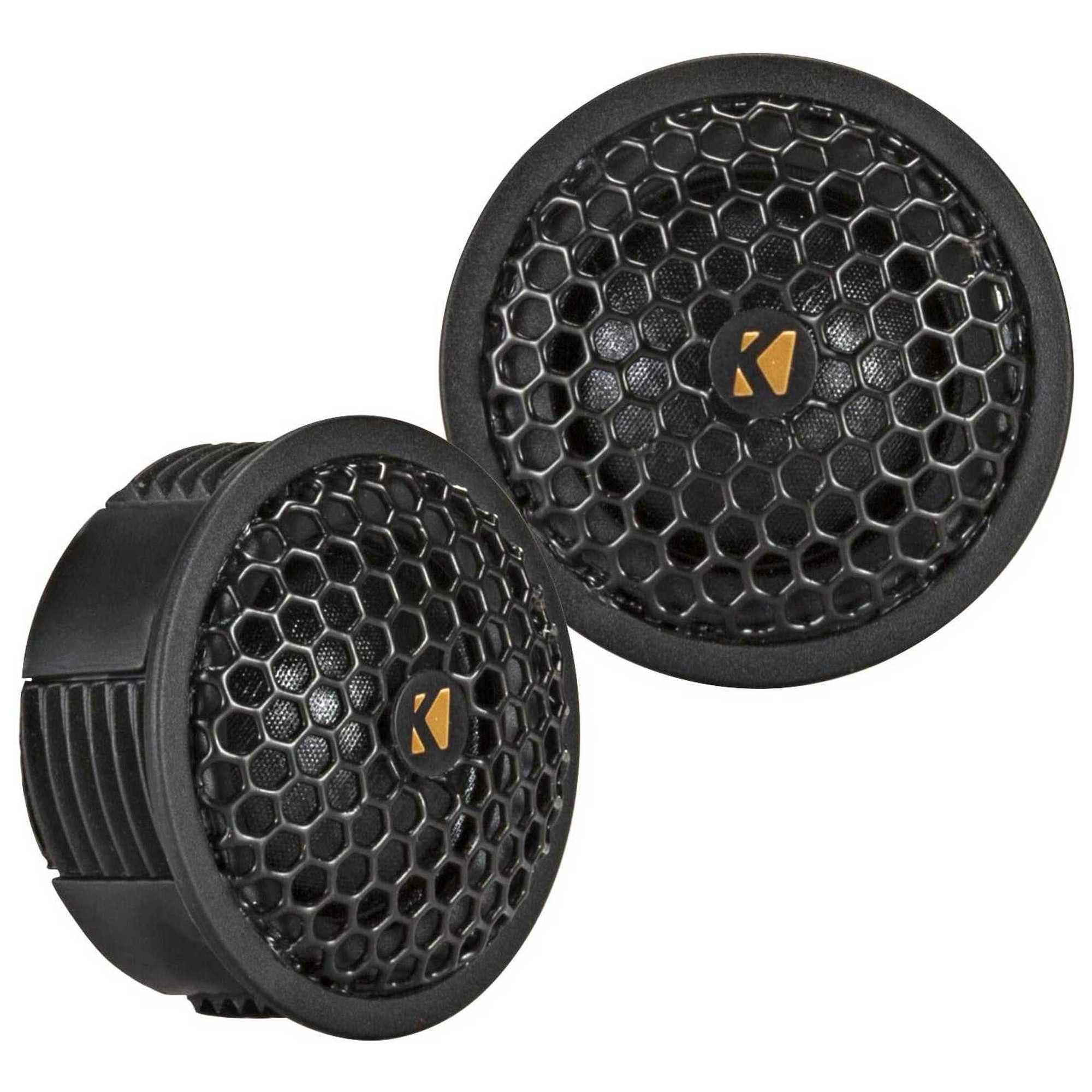 KICKER KICKER 51KSS365 Component Speaker System, 3-Way Design, Two - 6.5\" Woofers, Two - 2.75\" Midrange, Two - 1\" Tweeters, in-Line 12dB Crossovers, 100 Watts RMS, 200 Watts Peak