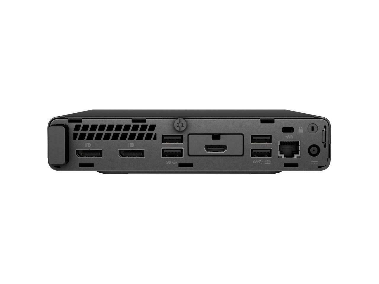 HP HP EliteDesk 705 35W G4 Desktop Mini PC, AMD Ryzen 5 PRO, 8GB RAM, 256GB SSD, Windows 10 Pro, 4HX42UT