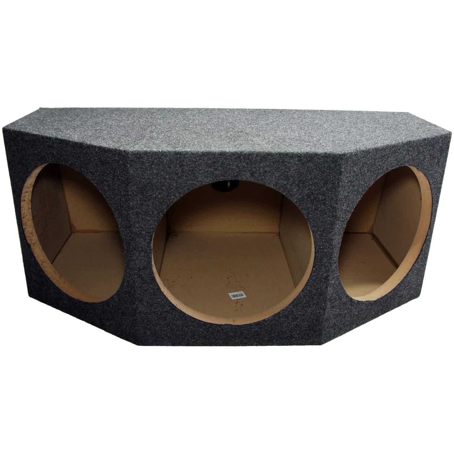Harmony Audio Harmony Audio (3) HA-A122 Subwoofer Bundle with Triple 12\" Sub Box Enclosure Car Stereo Rearfire Sealed
