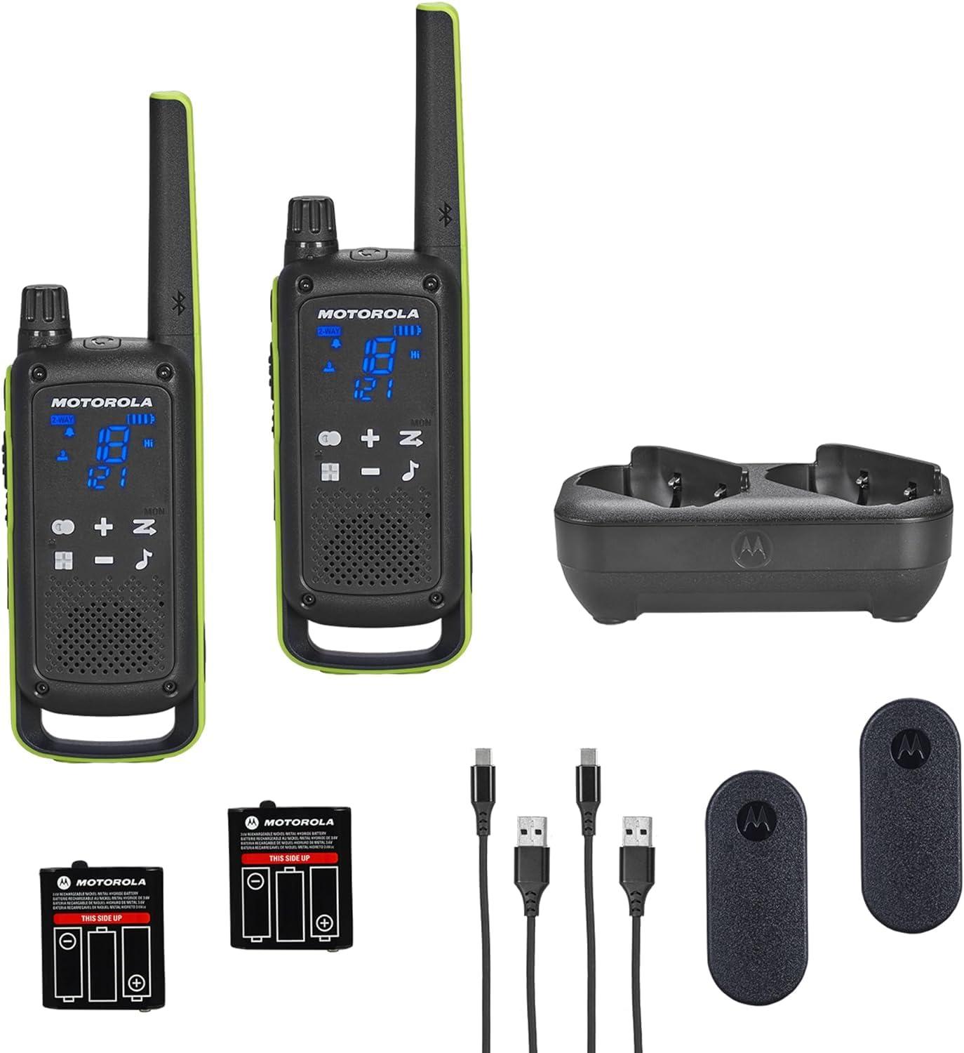 Motorola Solutions Motorola Solutions T600 35 mi. Waterproof Two-Way Radio Green 2-Pack