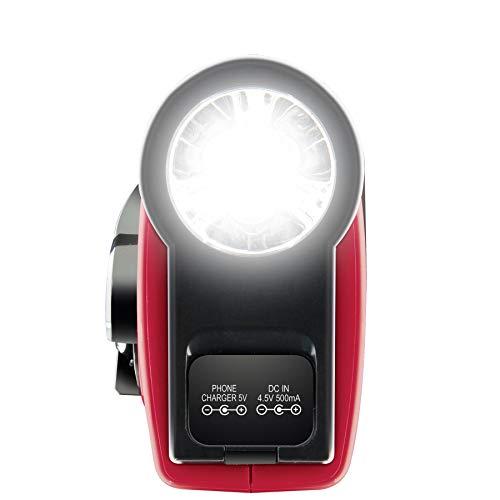 Weatherx Weatherx WeatherX WR182R Instant NOAA Weatherband Radio (Black) Red/Black