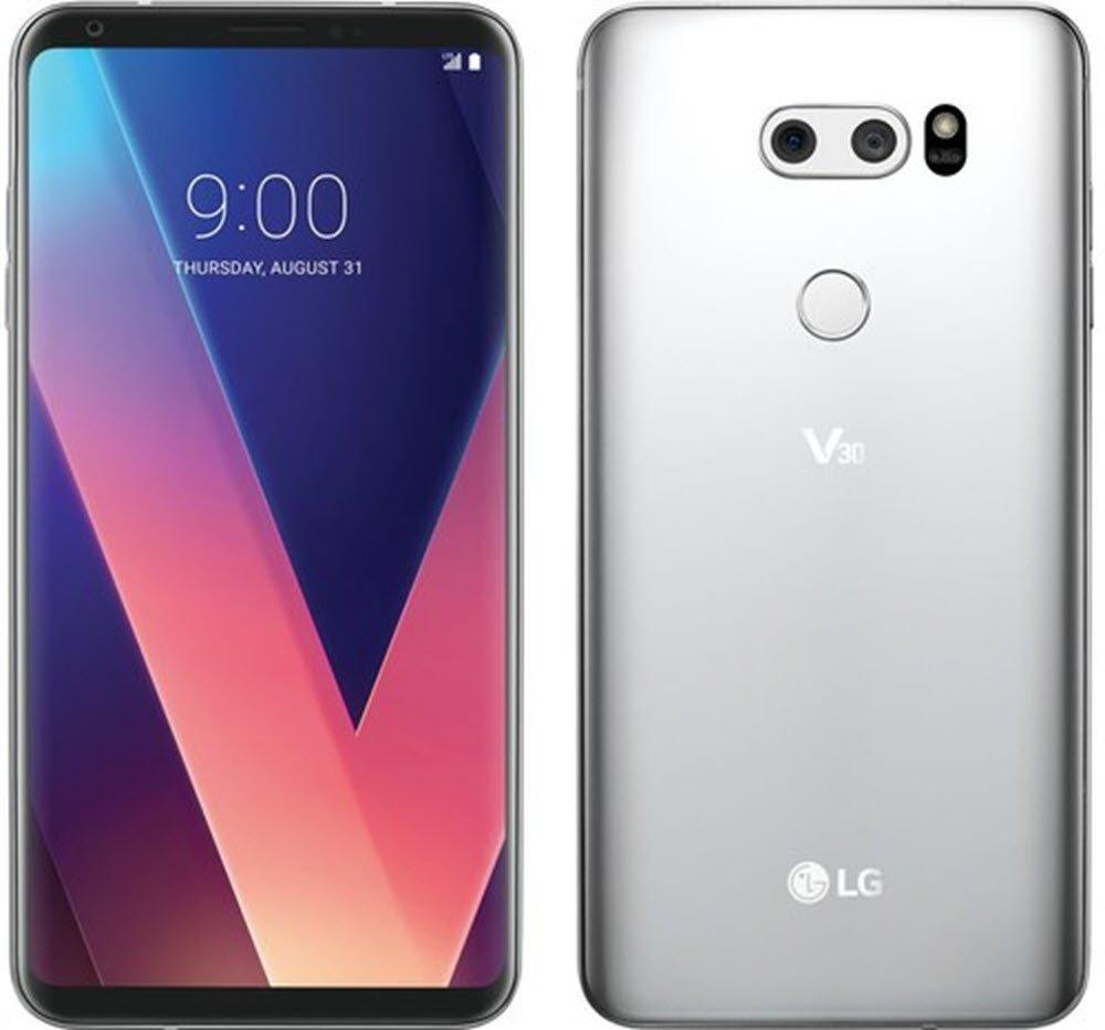 LG LG - V30 64GB - Cloud Silver (Verizon)