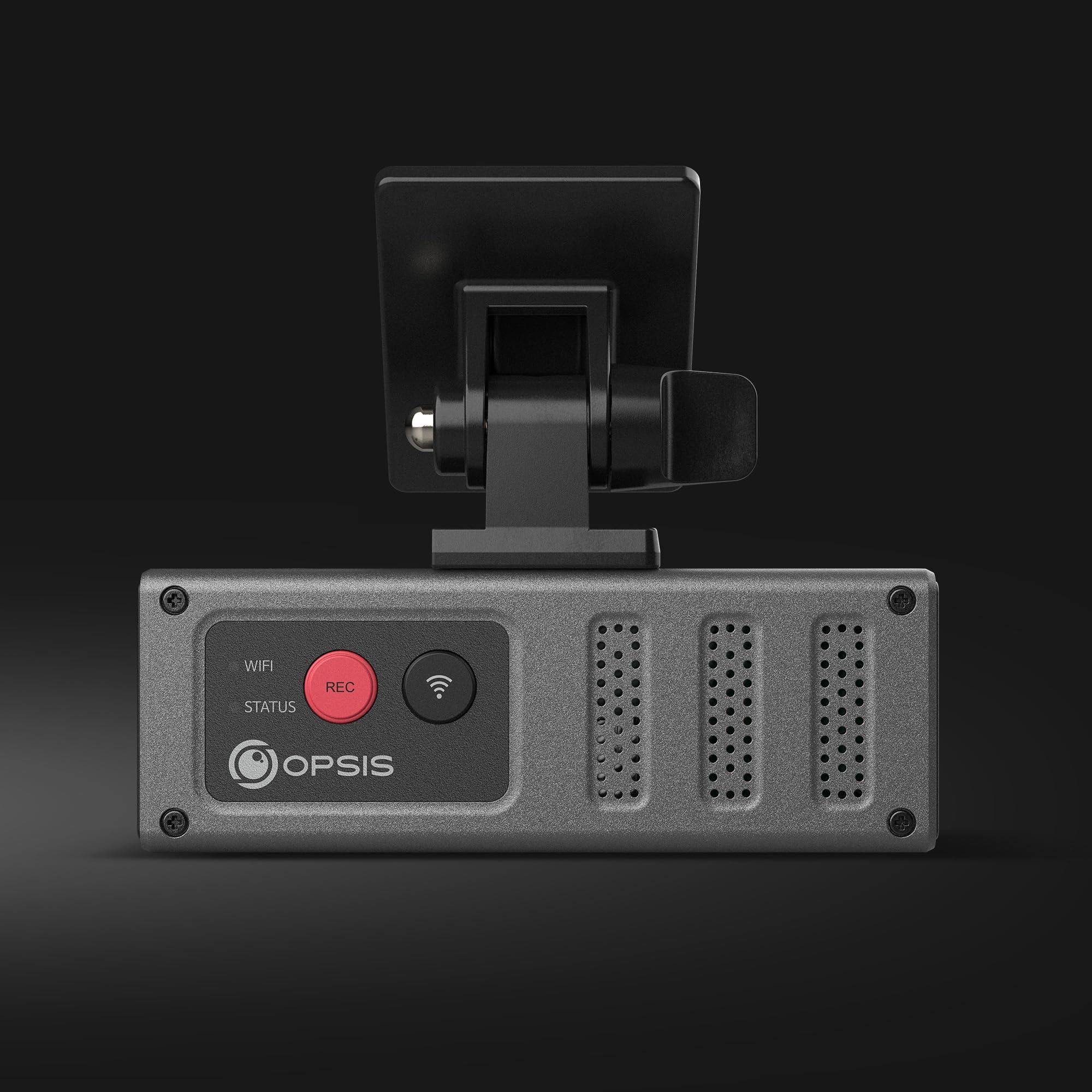 STINGER Stinger OPSIS Universal Full HD (1080p) Front & Rear Dash Camera, ADAS, Mute Notifications, Smart App, 32gb MicroSD Included