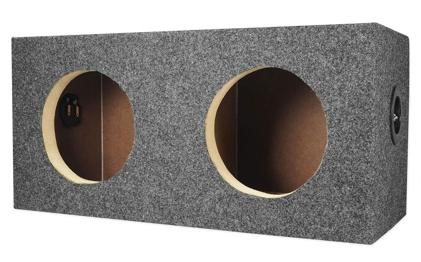 Rockville (2) Rockville W65K9D2 6.5\" 1000w Car Subwoofers Subs+Sealed Sub Box Enclosure