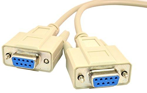 PTC PTC DB9 Serial (RS-232) Y-Splitter Cable, 1'ft (Twin Pack)