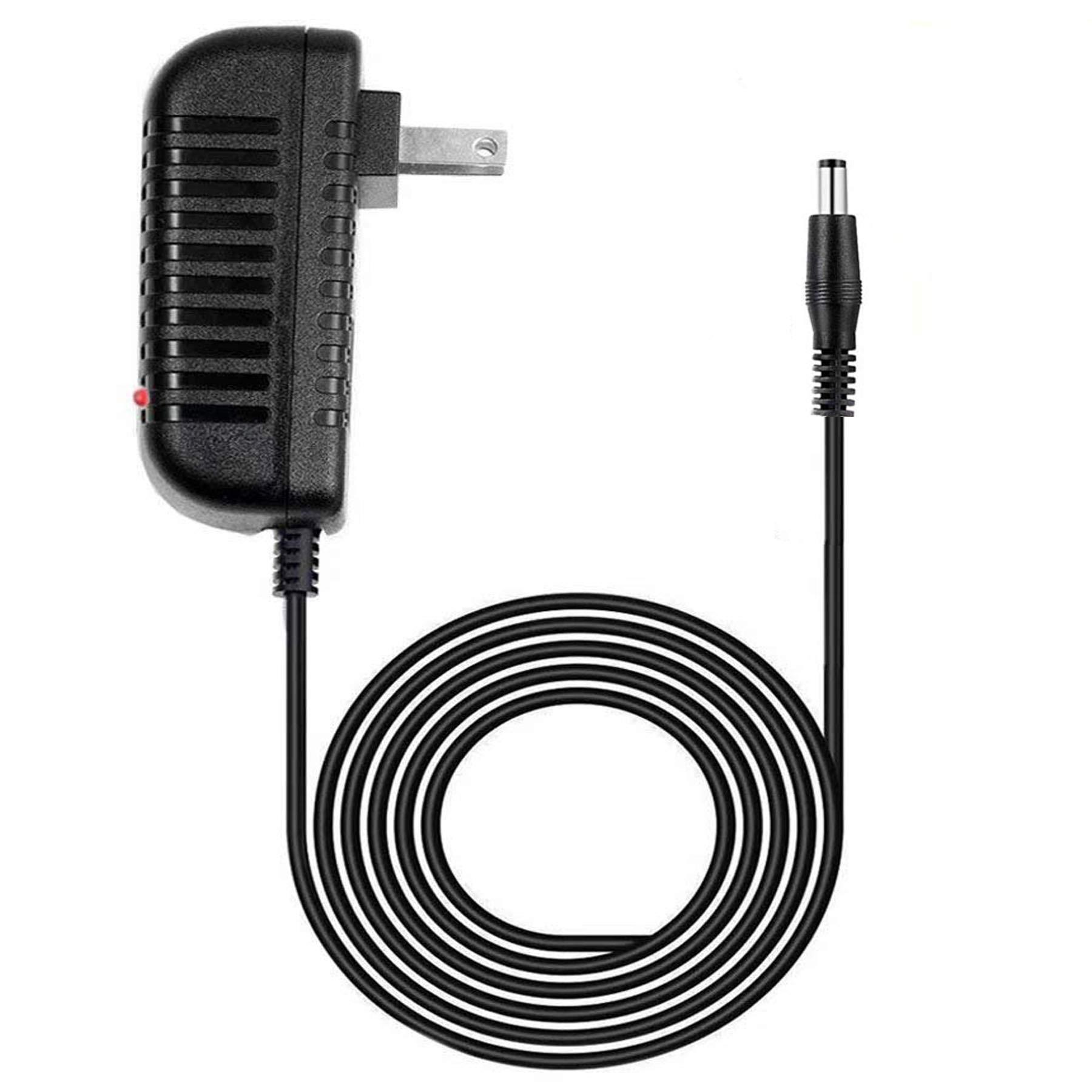 GUY-TECH AC Adapter for Logitech G Saitek PRO Flight Yoke System DC Power Supply Charger Cord Cable, 5 Feet, with LED Indicator, Compatible Replacement