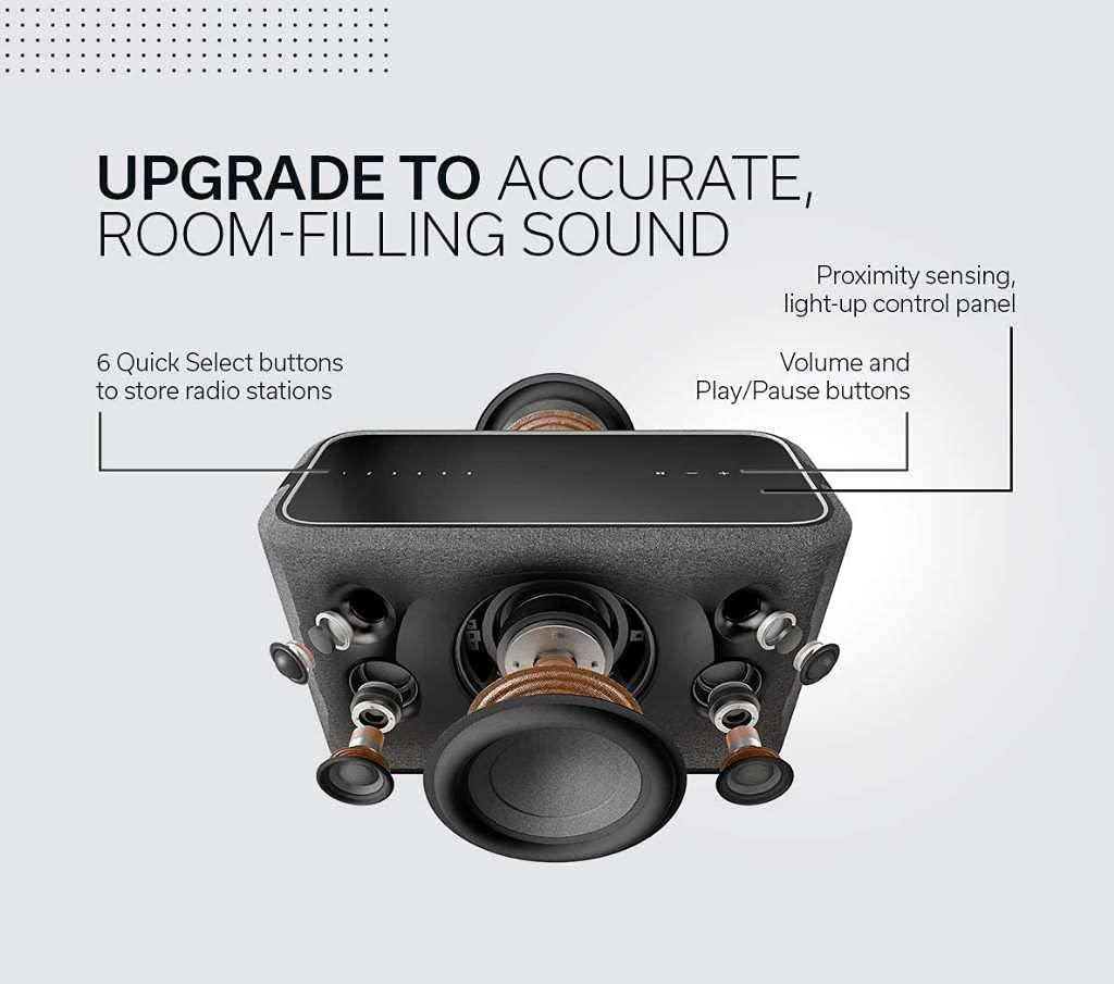 Denon Denon Home 350 Wireless Smart Speaker Powerful Stereo Sound, Wi-Fi & Bluetooth, HEOS Built-in, Alexa Built-in, Siri & AirPlay 2, Spotify Connect, Multi-Room Support, White