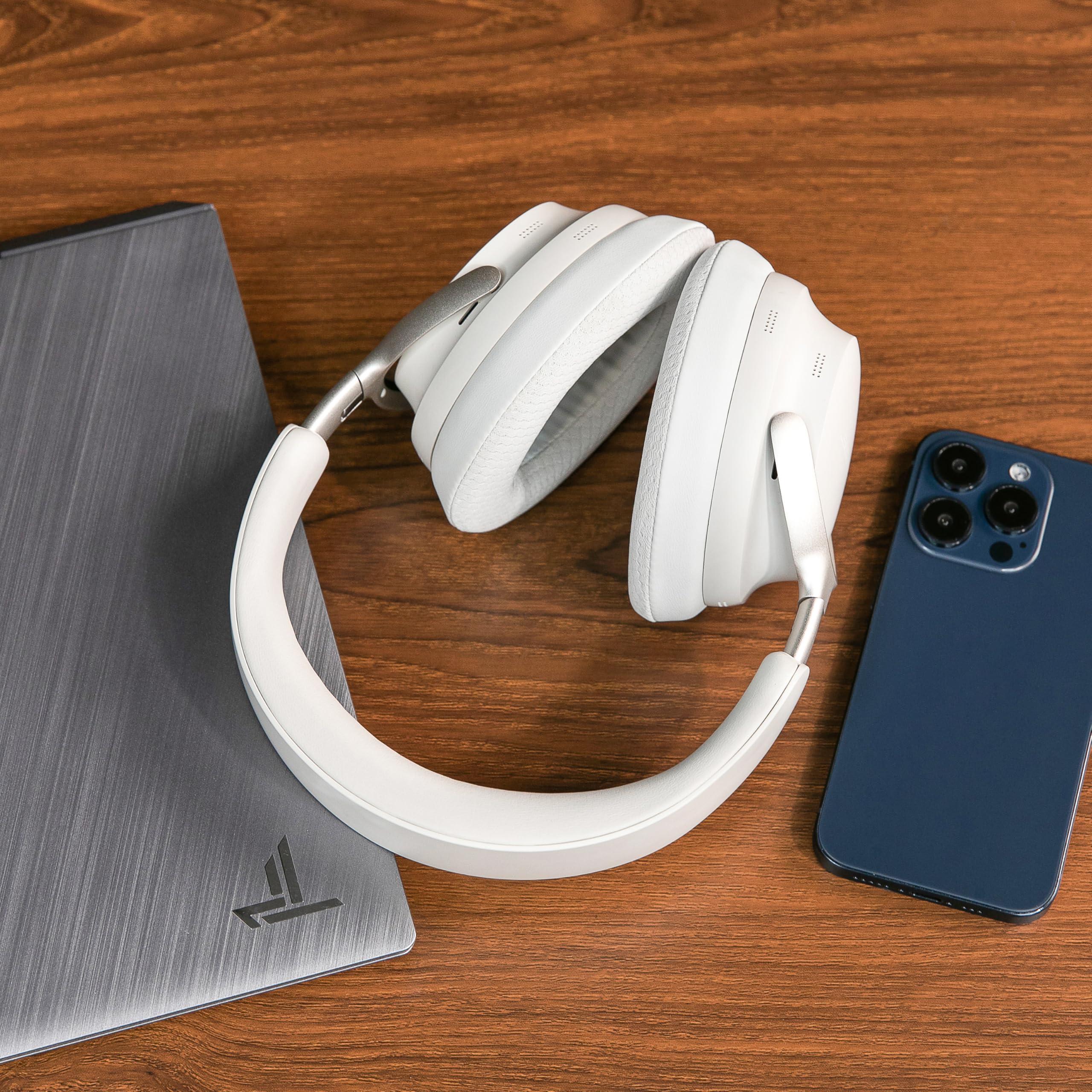 WC WC Freeze QC Ultra - Cooling Gel Ear Pads for Bose Quietcomfort Ultra Headphones Made by Wicked Cushions | Breathable Sports Fabric, Cooling Gel, Extra Thick & Cooler for Longer | White Smoke