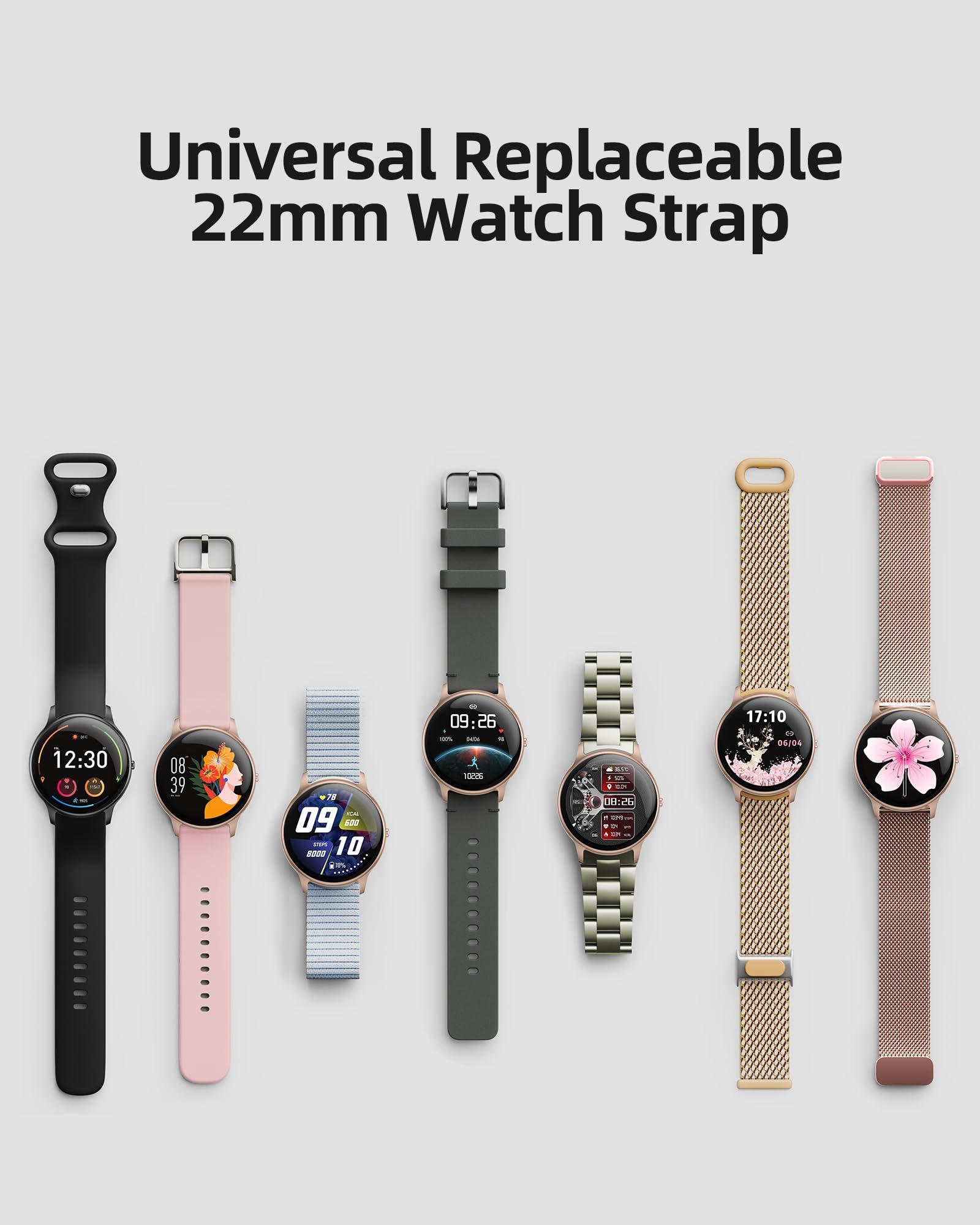 Parsonver Parsonver Smart Watch(Answer/Make Calls), Smartwatch for Women IP68 Waterproof, 100+ Sport Modes Fitness Activity Tracker Heart Rate Sleep Monitor Pedometer, Fitness Watch for Android & iPhone, Purple