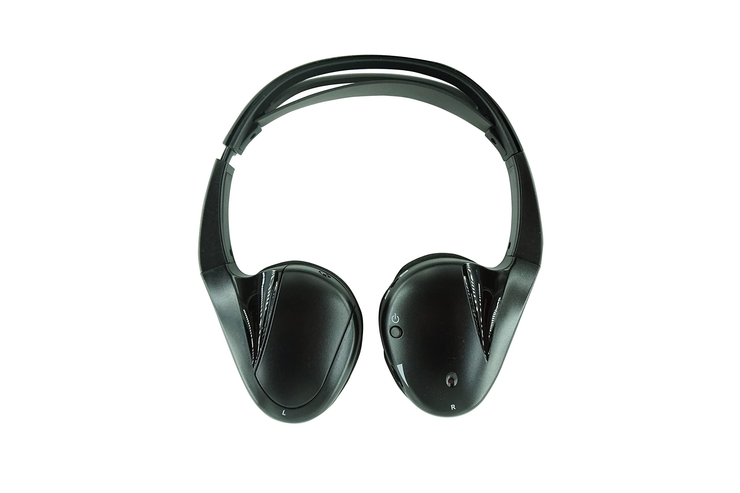 HCDZ HCDZ Replacement IR Headphones 2 Channel for Ford (Expedition Version Prior to 2022) Edge Escape Excursion Explorer F-150 F150 Raptor Lightning Rear Seat Headrest DVD Entertainment System