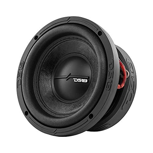 DS18 DS18 Elite-Z ZR6.2D 6.5" Car Subwoofer 600 Watts Max Power Dual Voice Coil 2-Ohm Easy Mounting - High Performance Bass for Your Vehicle Sound System (1 Speaker)