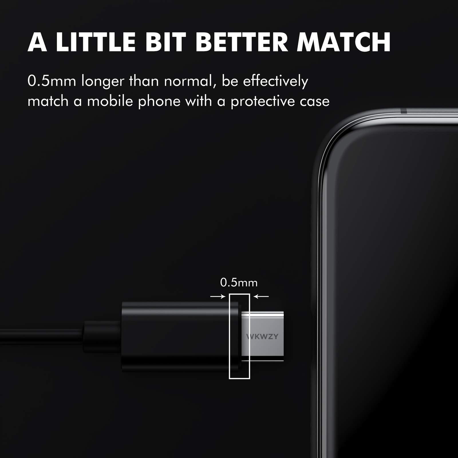 WKWZY WKWZY 32Bit USB C DAC AMP Headphone Adapter Portable Amplifier Male to Female 3.5mm Audio Cable Premium Sound Enhancer for Phones iPad Pro MacBook Switch PS5 Black