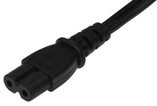 SF Cable SF Cable 15ft 18 AWG 2-Slot Non-Polarized Power Cord (IEC320 C7 to NEMA 1-15P)