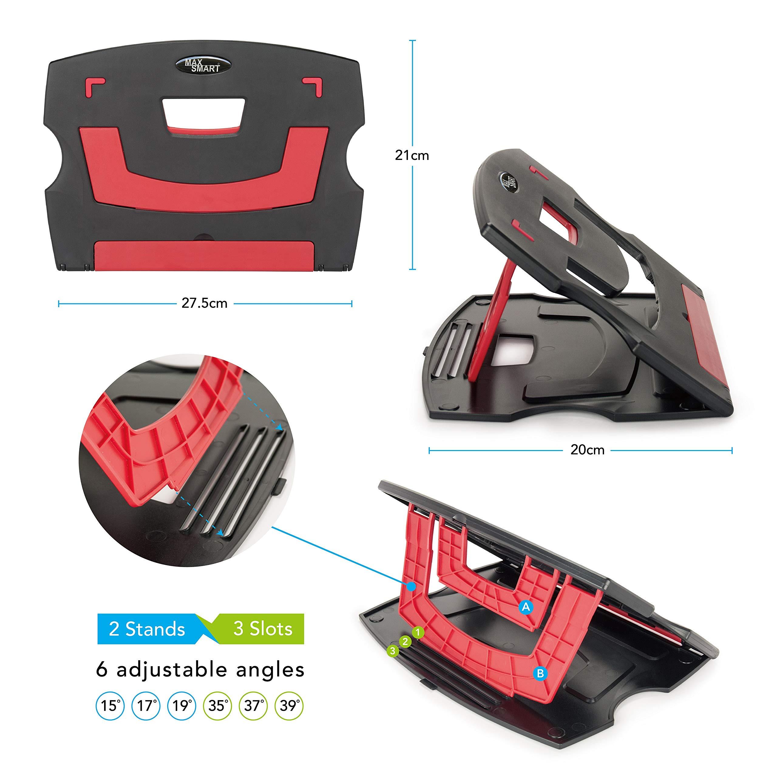 MAX SMART MAX SMART Drawing Tablet Stand, Foldable, Portable, Adjustable Compatible with iPad Pro, Wacom and More