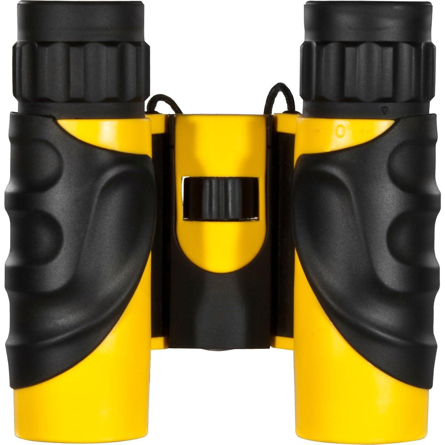 BARSKA BARSKA 10x25 Compact Waterproof Binocular (Yellow)