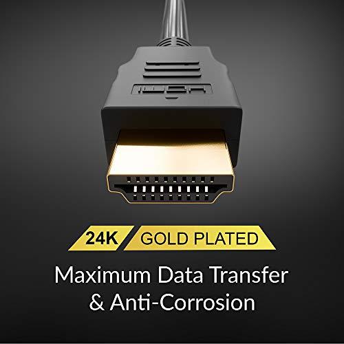 Cable Leader Cable Leader High Speed HDMI Cable with Ethernet 28 AWG (3 Foot (1 Pack))