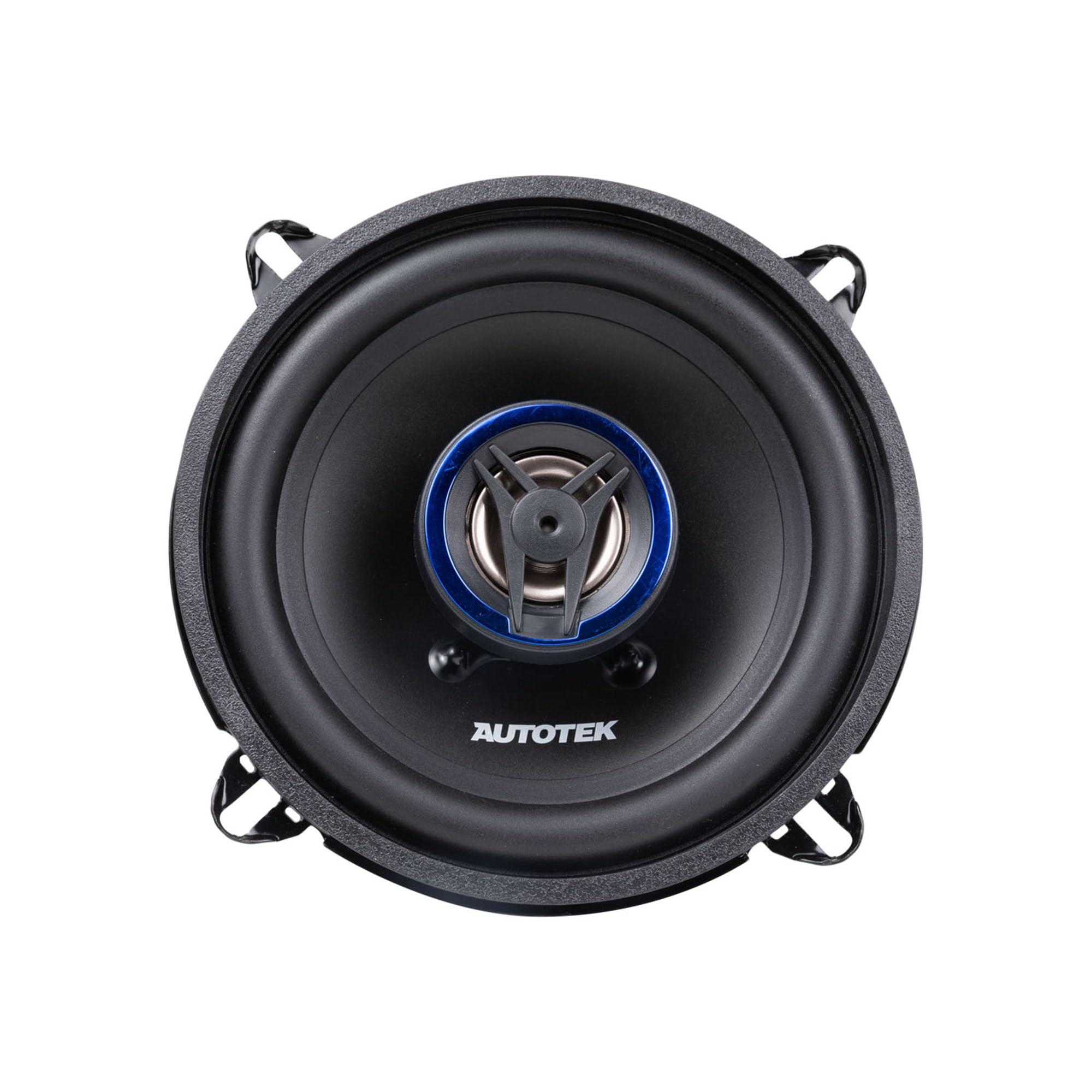 Autotek Autotek Street Machine 250W 5.25 Inch 2 Way Car Audio Coaxial Speakers with Neo Mylar Soft Dome Tweeters for Crystal Clear Sound, Pair