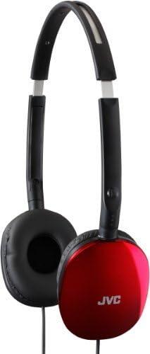 JVC JVC HAS160R Flat Headphones - Red