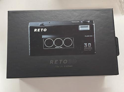 RETO RETO Reto3D 35mm 3D Film Camera - Retro Lenticular 3D Effect Boomerang Wigglegram Camera
