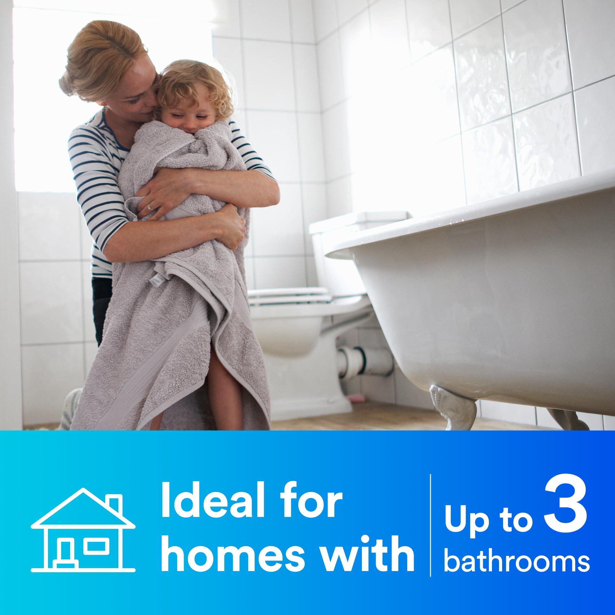 3M Aqua-Pure 3M Aqua-Pure AP101T Whole House Transparent Water Filter Housing, Ideal for 1-2 Bath Homes, Standard 1-high Drop-In Cartridge