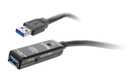 SIIG SIIG USB 3.0 Active Repeater Cable 20-Meters (JU-CB0811-S1) Black