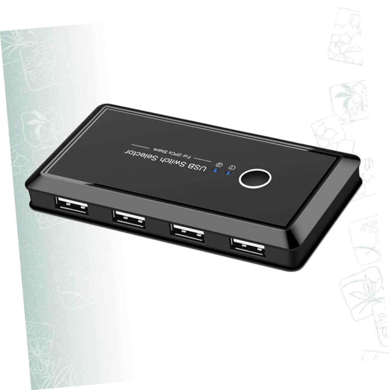 ARTIBETTER ARTIBETTER USB Sharing Port Hub for Keyboard Printer Automatic USB for Home Office School Compact Design Easy to Carry No More Frequent Plugging Unplugging