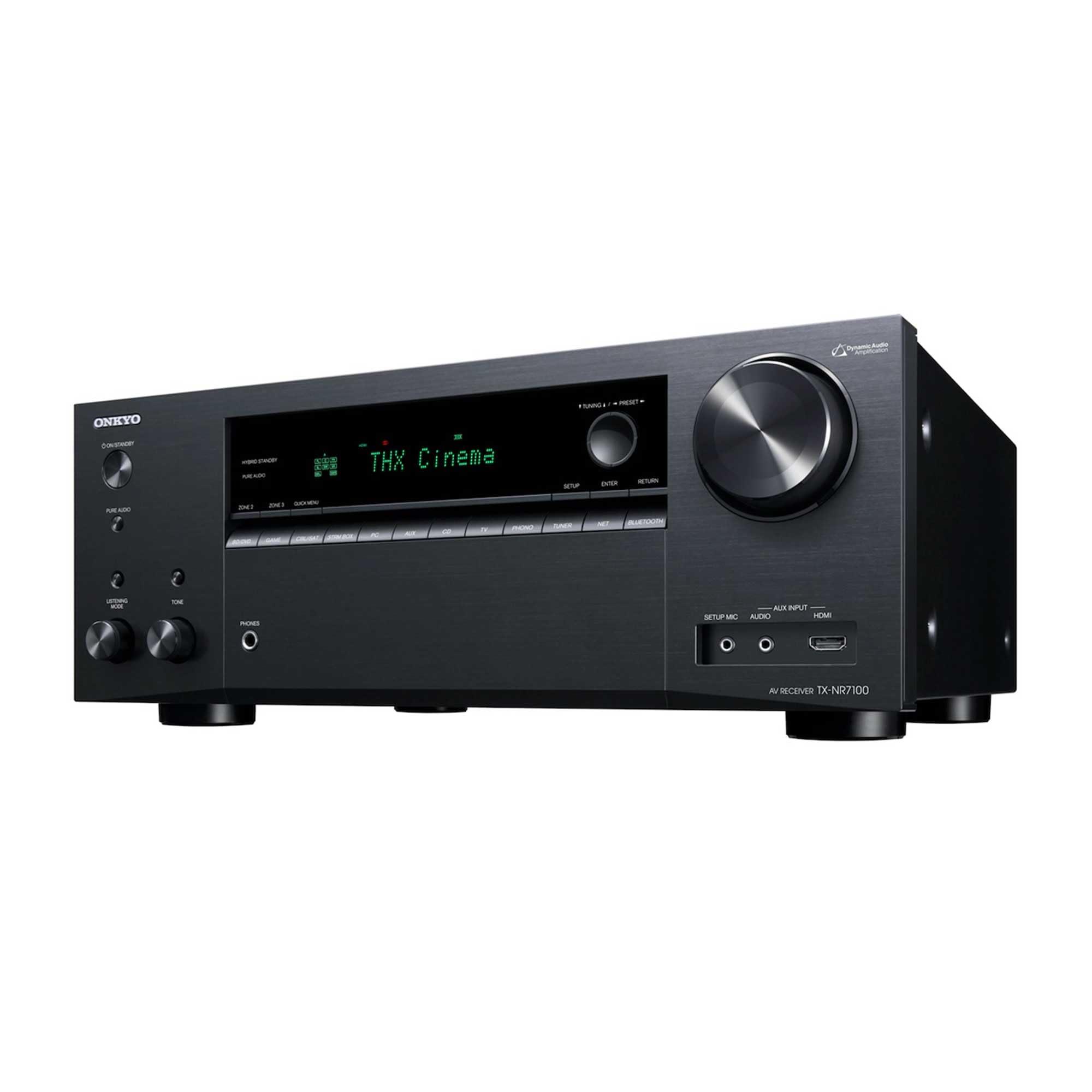 Onkyo Onkyo TX-NR7100 9.2-Channel AV Receiver - 100 Watts Per Channel, Dirac Live Out of Box, Works with Sonos Certified, THX Certified and More