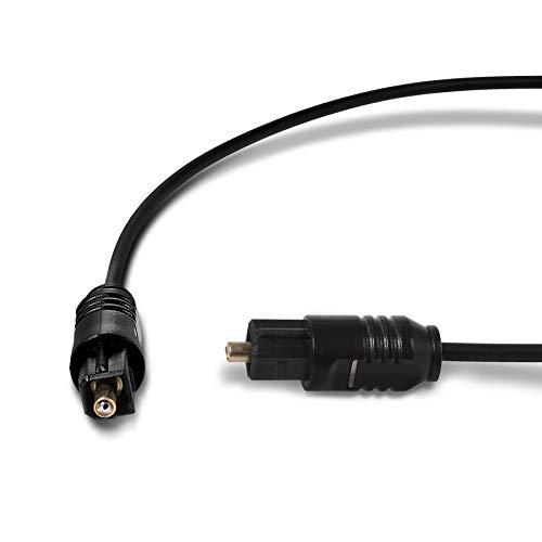 THE CIMPLE CO THE CIMPLE CO Digital Optical Audio Cable - Premium Toslink Fiber Optic Audio Cables with Gold Plated Connectors - Ultra Thin Jacket, Micro Cable - Extra Flexible, Long Life Jacket - 12 Feet