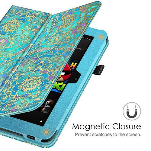 Fintie Fintie Folio Case for Kindle Fire HD 8.9\" - Slim Fit Leather Case with Auto Sleep/Wake for Amazon Kindle Fire HD 8.9 (Will not fit HDX Models) - Shades of Blue