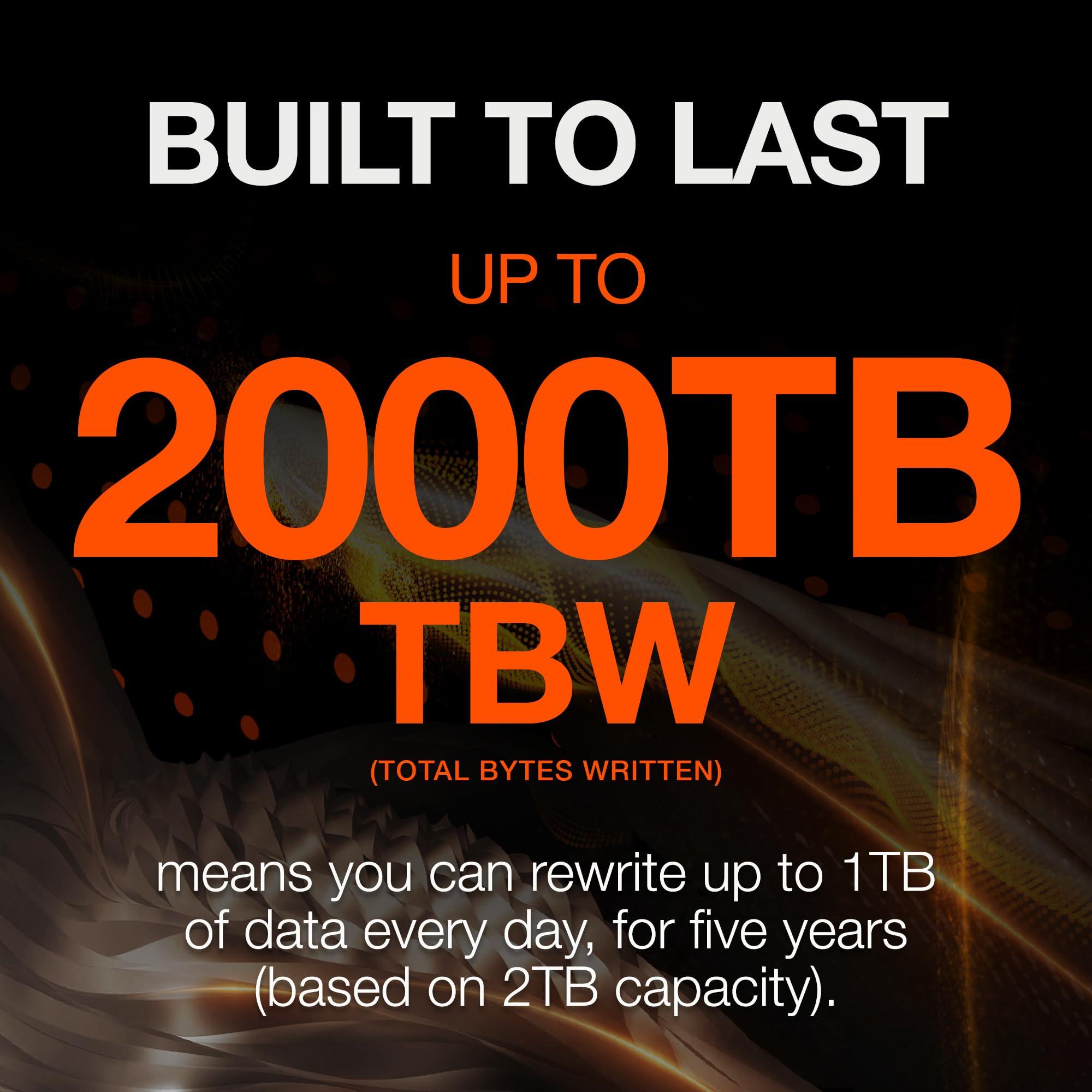 Seagate Seagate FireCuda 540 SSD 1TB Internal Solid State Drive - M.2 2280 PCIe Gen5, speeds up to 10,000MB/s and 2000TB TBW, with Rescue Services (ZP1000GM3A004)