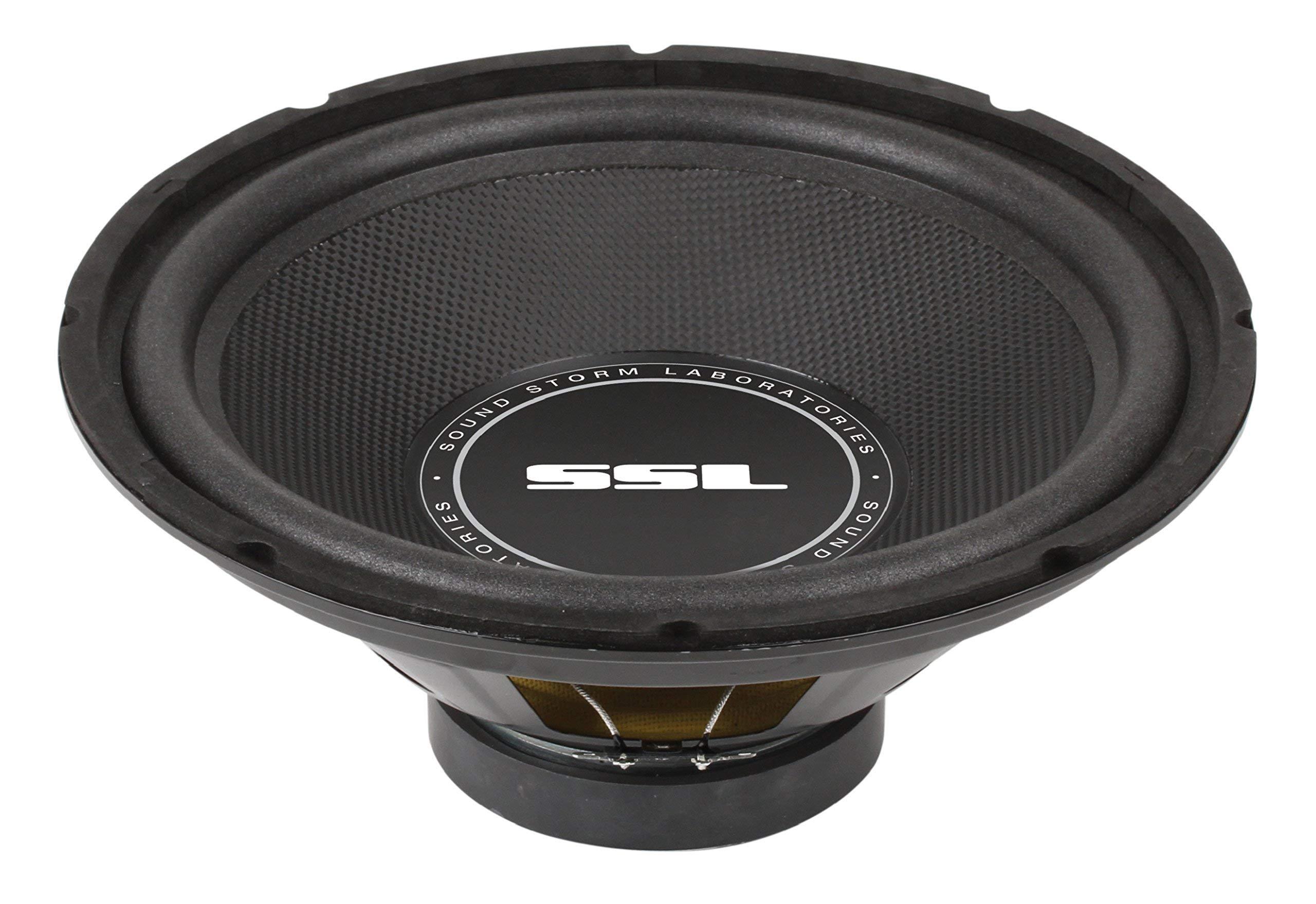 Sound Storm Laboratories Sound Storm Laboratories SS12 SS Series 12 Inch Car Audio Subwoofer - 800 Watts Max, Single 4 Ohm Voice Coil, Sold Individually, Hook Up to Amp