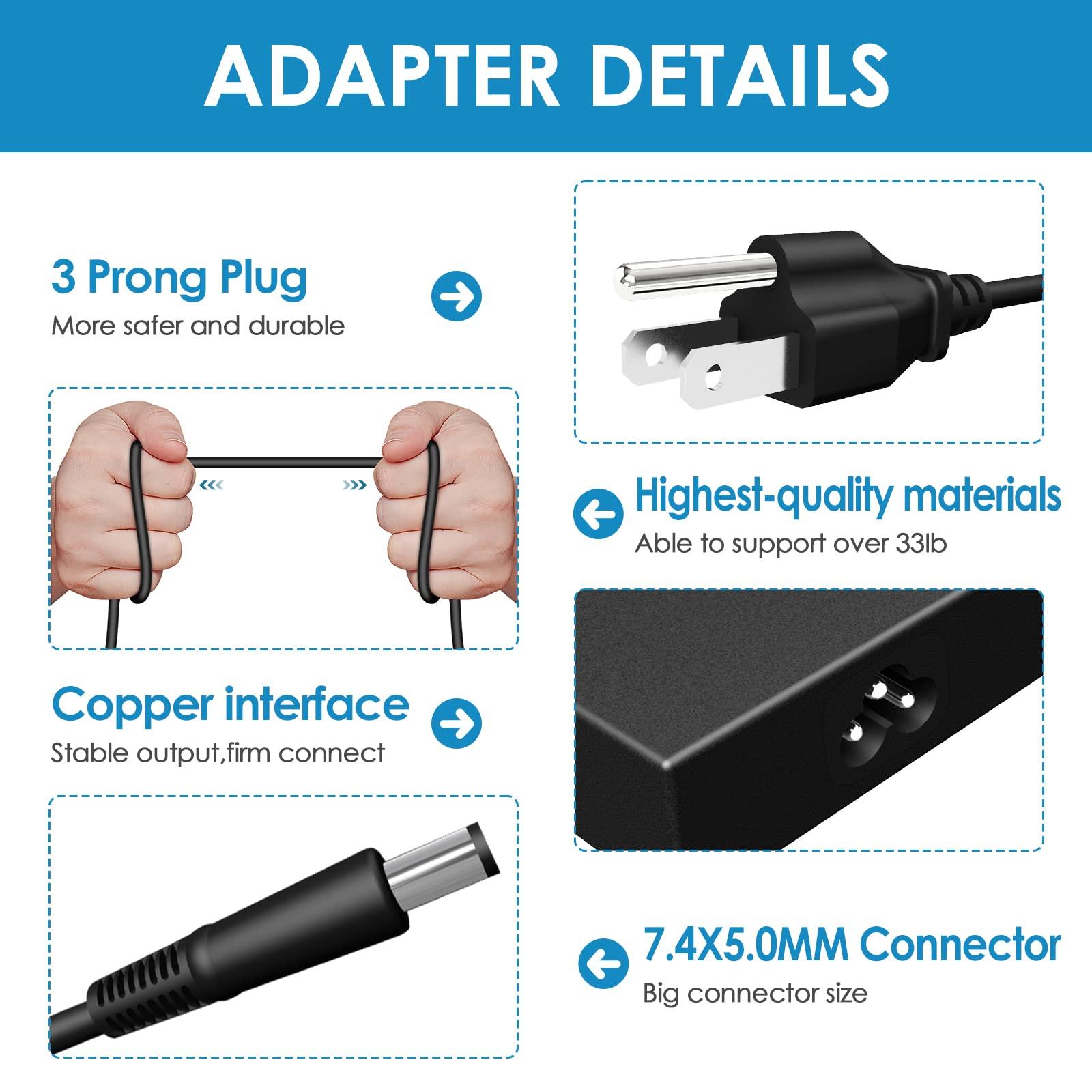 AIWING AIWING 180W AC Charger Compatible with Dell G7 15 17 7588 7590 7790 G5 15 5587 5590 G3 15 17 3579 3779 Laptop Power Adapter Supply Cord (SL195334)