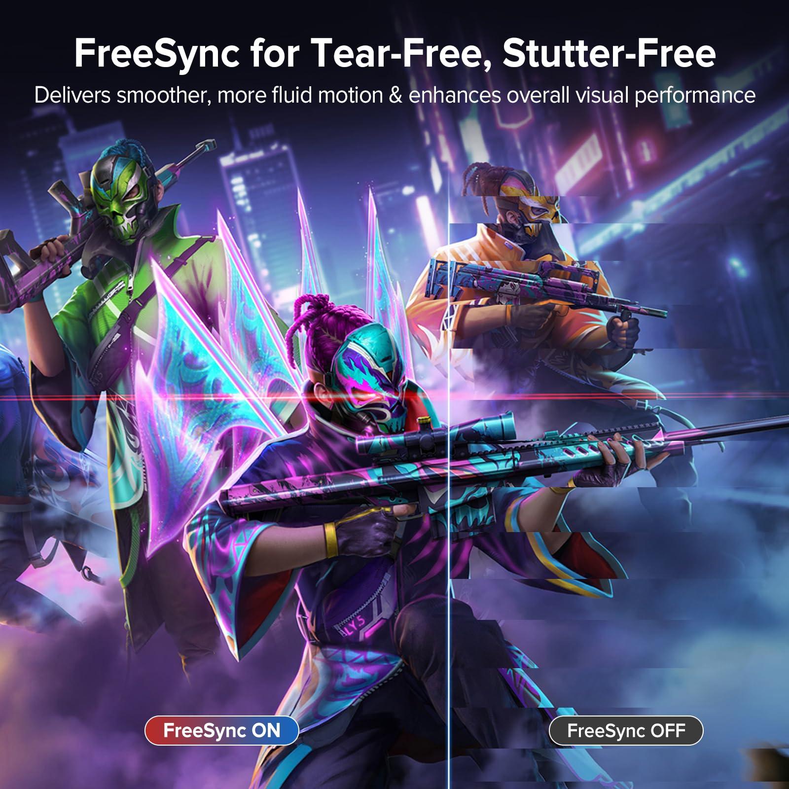 UPERFECT UPERFECT 2K 144Hz Portable Monitor 17.3 Inch 2560x1440P Portable Gaming Monitor Travel Monitor for Laptop HDR IPS Screen with VESA, Cover Stand, Dual Speakers for PC Phone Game Console Steam Deck