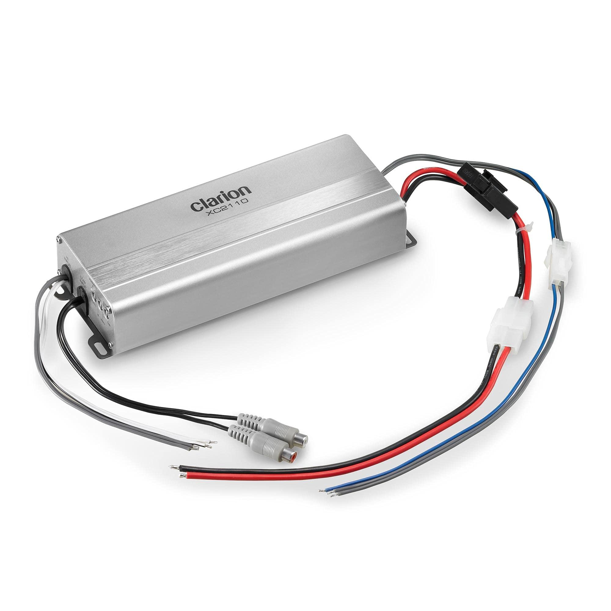 Clarion Clarion Marine Bass Bundle - CM3013WL 12" RGB LED subwoofer Includes Black & Silver Grilles, Marine XC2110 Amplifier