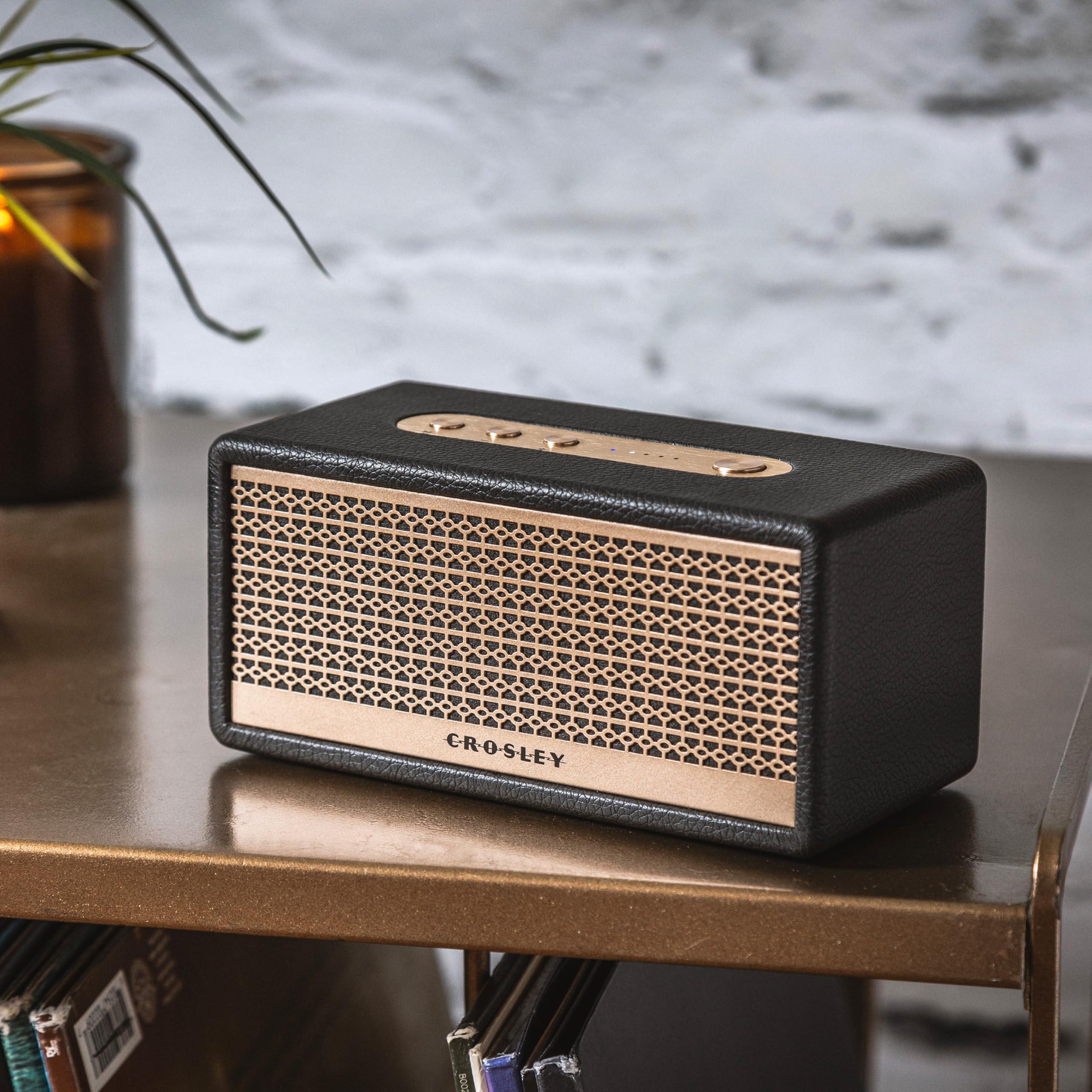 Crosley Crosley CR3113A-BK Montero Small Portable Rechargeable Bluetooth Speaker, Black