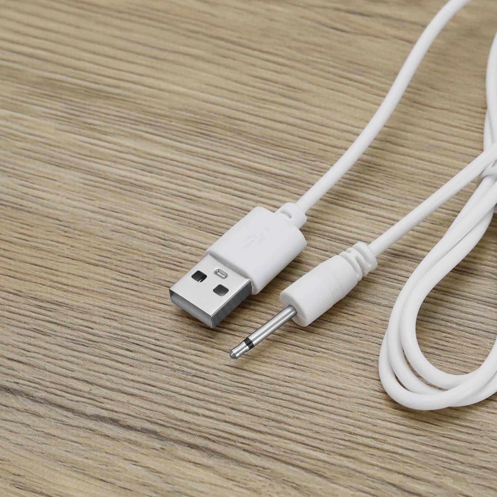 eMagTech 2pcs USB DC Charging Cable USB DC Charger Cord USB 2.0 to 2.5mm Solid Needle Power Cord 1m Fast Charging Cable for 2.5mm Round DC Charging Port Devices