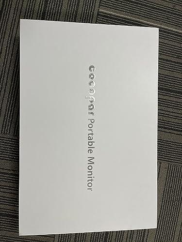 cocopar cocopar Travel Monitor  Upgraded 15.6 Inch 1080P FHD HDR IPS Ultra Slim USB-C Portable Display with Kickstand Dual Type-C Mini HDMI Dual Speakers for Laptop PC Mac Surface Xbox PS4 Switch