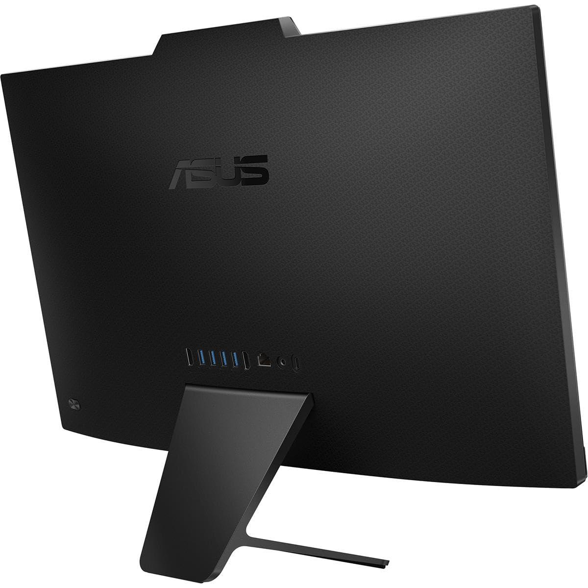 ASUS ASUS M3402 All-in-One, 23.8 FHD Touch Display, AMD Ryzen 5 7520U Processor, 16GB RAM, 512GB SSD, Windows 11 Home, Kensington Lock, Black, M3402WFA-PB504T